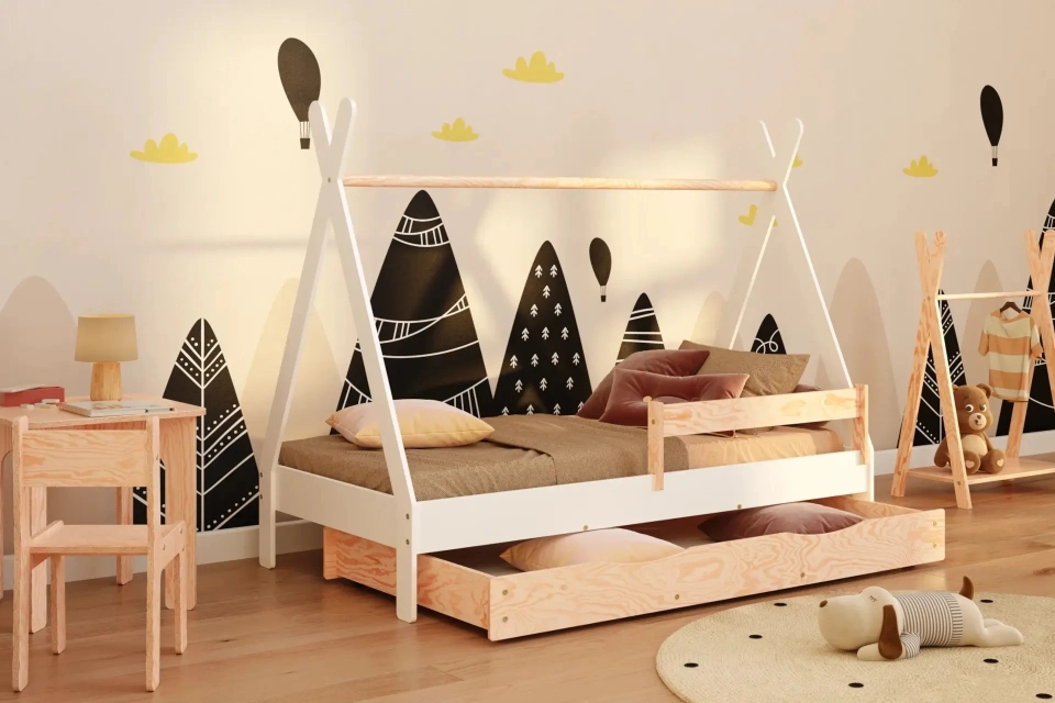Kinderbett mit Schubladen: Stauraum clever - Smartwood Kinderbett mit Schubladen: Stauraum clever - Smartwood